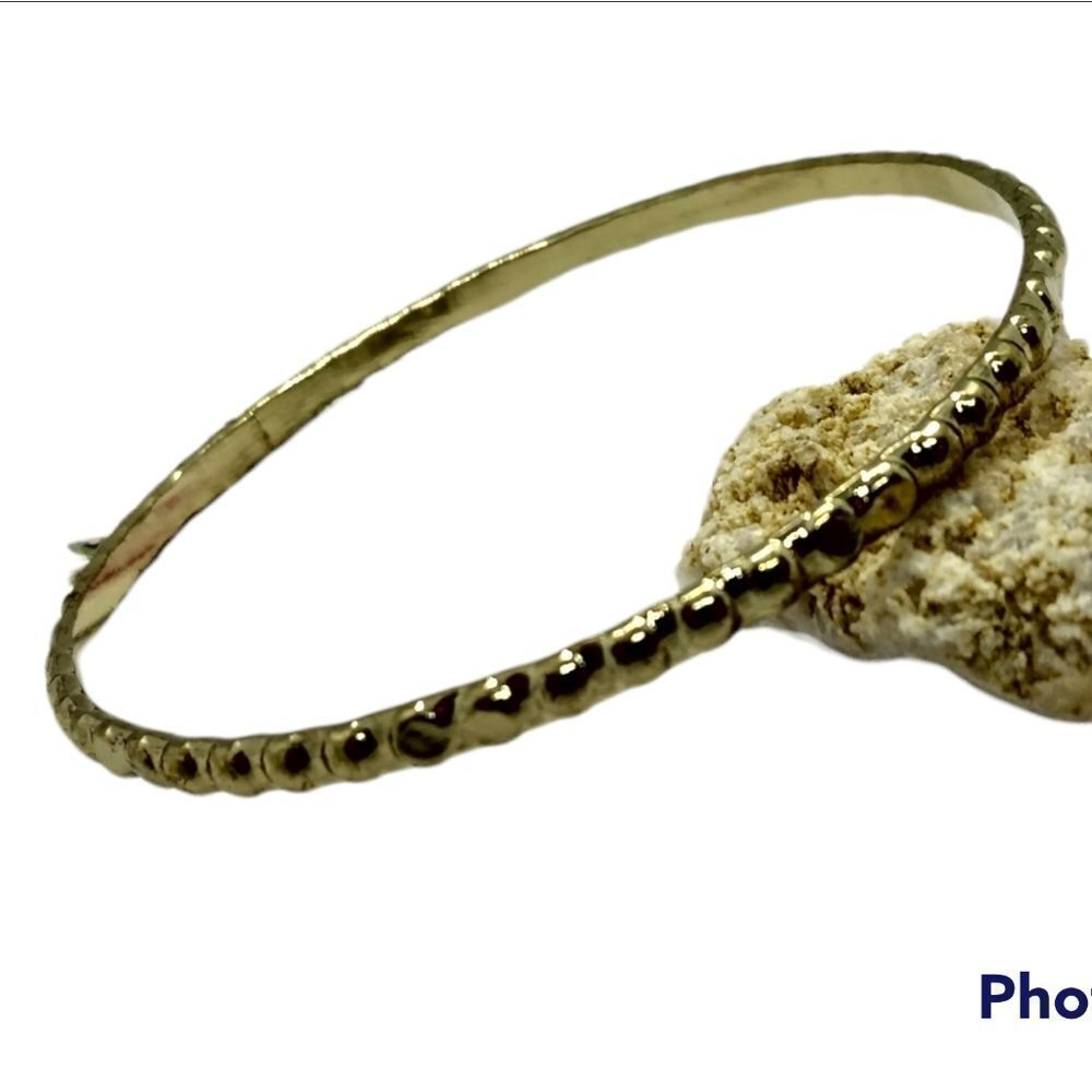 Lustrous Gatsby thin bangle bracelet‎